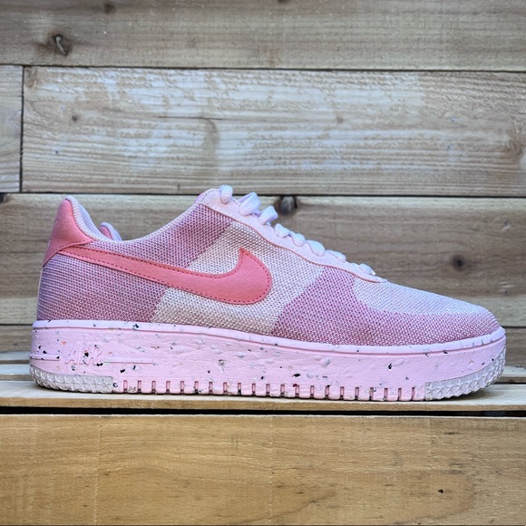 Nike Shoes - Nike Air Force 1 Low Crater Flyknit, Womens 10.5, Pink